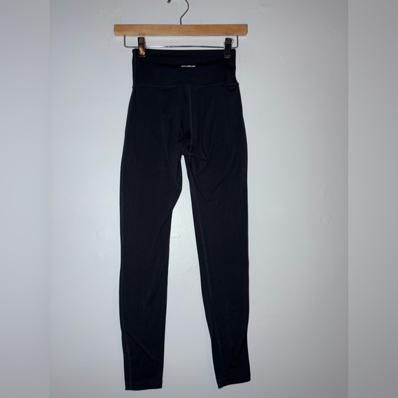 NWOT Unlabeled by Anna Petrosian Black High Waisted Leggings Size XS - Picture 3 of 5